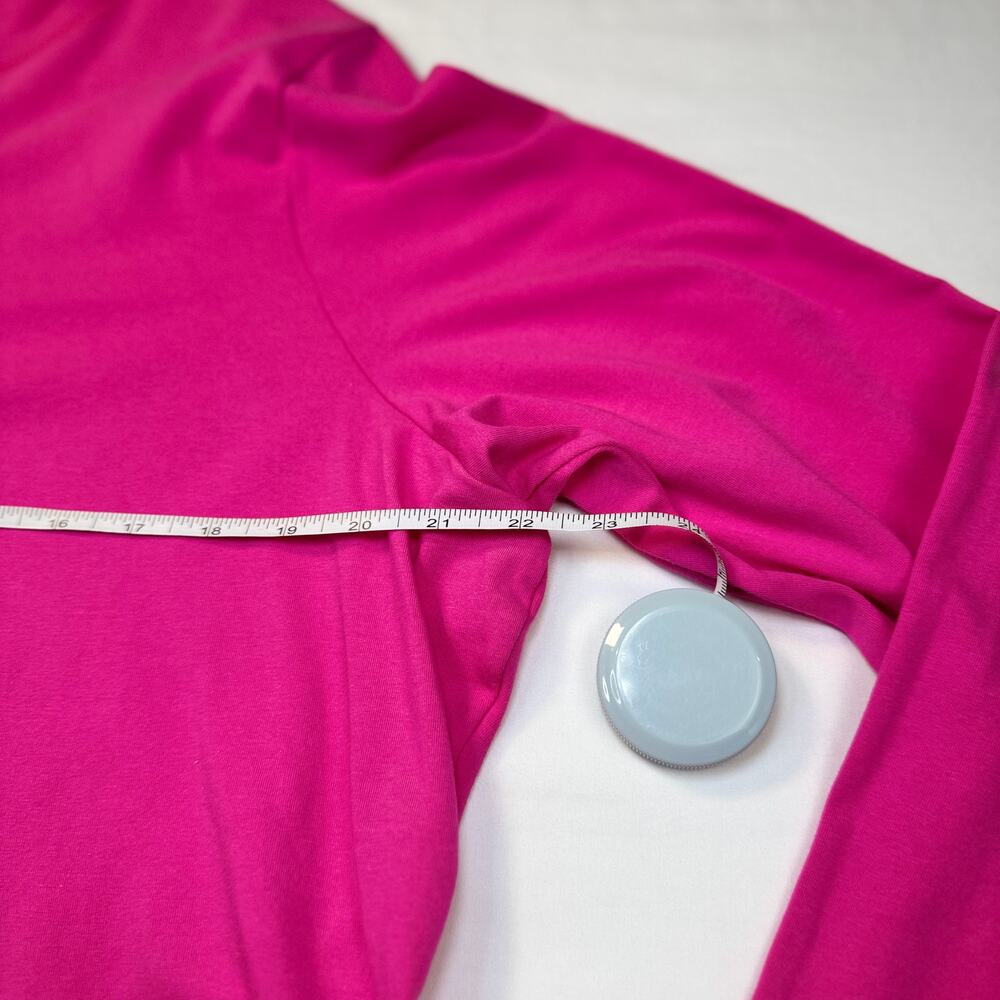 SKIMS Hot Pink Cropped Tee 4XL Rare Barbiecore Y2K 4U I WOULD Festival Statement - Picture 13 of 16